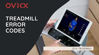 Fixing Treadmill Error Codes  Treadmill Maintenance  OVICX Q2S [upl. by Dempster]