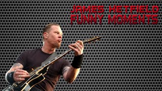 James Hetfield Funny Moments [upl. by Aicenat]