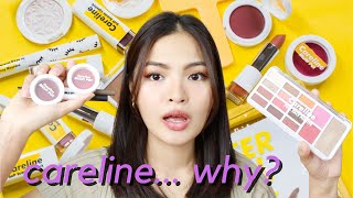 FULL FACE OF CARELINE MAKEUP PRODUCTS MUST WATCH  Joselle Alandy [upl. by Terese209]