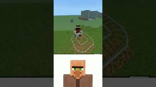 Rail Hack Minecraft Villager Oi Oi Oi Meme shorts trending fyp [upl. by Eentruoc960]