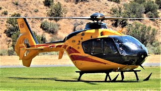 Flight in EC135  H135 Executive Helicopter Eurocopter Airbus N1311 [upl. by Heyra25]