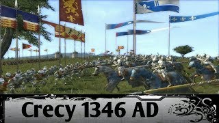 Hundred Years War  Battle of Crecy 1346 AD  Medieval 2 Total War [upl. by Alyahsal]