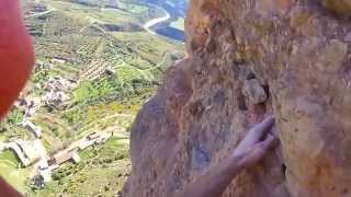 Escalada en Riglos Mallo Pisón vía Chooperior 6c 250m con Fabi 14 [upl. by Now452]