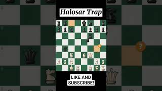 🥶🥶HALOSAR TRAP BEST CHESS TRICKS🥶🥶 [upl. by Eenaj618]