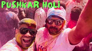 PUSHKAR HOLI 2024  Craziest Holi Festival on Earth [upl. by Plume]