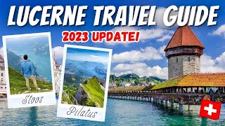 ULTIMATE LUCERNE GUIDE ThreeDay Itinerary in Lucerne Switzerland amp Beyond  Pilatus Stoos Rigi [upl. by Dan]