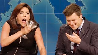 Cecily Strong Breaking Character on SNL [upl. by Gough]