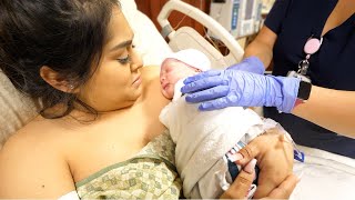 THE OFFICIAL LABOR AND DELIVERY VLOG HES FINALLY HERE PART 2 [upl. by Thier]