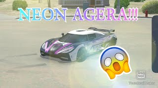 How to make neon agera CAR PARKING MULTIPLAYER😍😍 [upl. by Taryne]