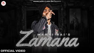 Zamana Official VideoManni Rai  Vicky Dhaliwal  Master Mind  Harry Rai latestpunjabisongs2024 [upl. by Giraud126]