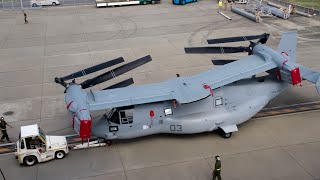 Japan Receives and Tests Newly Purchased US V22 Osprey [upl. by Ravaj]