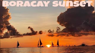 BORACAY SUNSET KapanguVlogs [upl. by Anatola]