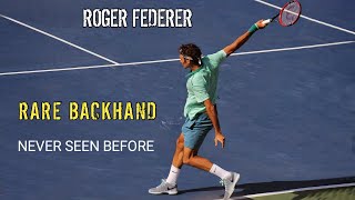 Roger Federer Rare Charming Backhand Shots Never Seen  Ultimate King Tennis Points [upl. by Canfield275]