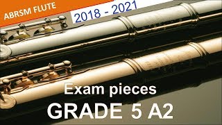 Flute ABRSM Grade 5 20182021 A2 Telemann Vivace 1st movt  ABRSM from 2022 A9 [upl. by Dowell77]