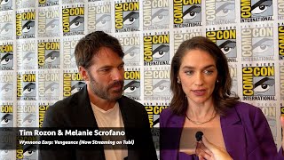 INTERVIEW Tim Rozon amp Melanie Scrofano  Wynonna Earp Vengeance [upl. by Ingrid245]