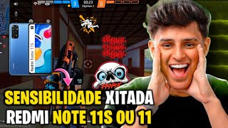 ATUALIZADA MELHOR SENSIBILIDADE E DPI XIAOMI REDMI NOTE 11S 11 FREE FIRE 2024 [upl. by Peder]