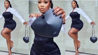 Sithelo Shozi Stuns New Pics Showing Off Designer Bag And Shoes 🖤 [upl. by Benyamin169]