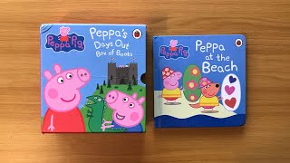 1 Peppa at the Beach Peppa’s Day Out Box of Books Collection for Children and Toddlers [upl. by Lucita400]