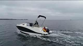 Quicksilver Activ 505 Cabin mit Mercury F 15 ELPT EFI  Bootscenter Kiel [upl. by Rednaxela975]