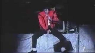 Michael Jackson Thriller LiVE history tour w RED JACKET best performance [upl. by Moreville]