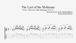 Guitar Sheet Music 라스트 모히칸 The Last of the Mohicans Classical amp Fingerstyle Guitar Tab Free PDF [upl. by Rekcut]