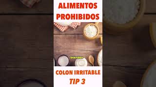 LISTA ALIMENTOS PROHIBIDOS COLON IRRITABLE vitaminasymineralesnaturales tips alimentossaludables [upl. by Jess614]