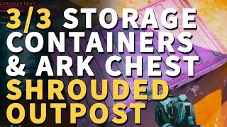 All Shrouded Outpost Storage Containers Rage 2 amp Ark Chest [upl. by Enirehtakyram898]