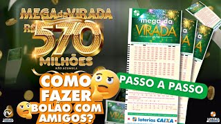 MEGA DA VIRADA 2023 BOLÃO COMO FAZER [upl. by Daron]