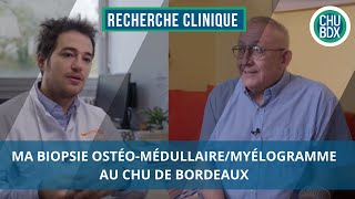 Ma Biopsie ostéomédullairemyélogramme au CHU de Bordeaux [upl. by Paulina]