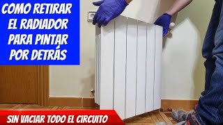 Como retirar el radiador para pintar por detras ✅️ Muy Facil [upl. by Constantino]