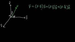 Kleppner and Kolenkow 14  Direction Cosines [upl. by Eseilanna]