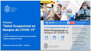 Salud Ocupacional en tiempos de Covid19 [upl. by Wystand510]