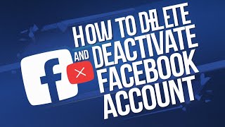 How to Delete Facebook Account  Deactivate Facebook Account [upl. by Desireah]