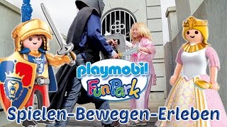 PLAYMOBILFunPark Abenteuer auf Piratenschiff und Ritterburg [upl. by Zeta]