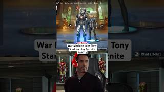 Part 2 Rhodey joins Tony to play Fortnite  ironman warmachine tonystark avengers marvel mcu [upl. by Samuela373]