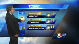 James Sinkos Monday afternoon forecast [upl. by Marchelle]