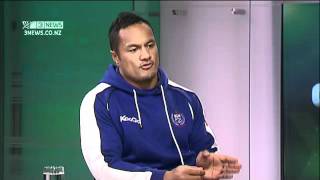 Banned Samoa RWC player Sapolu speaks out [upl. by Neilson333]