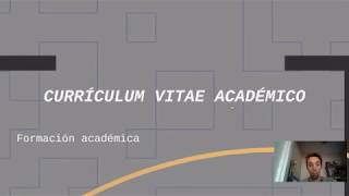 FILO  UBA  Introducción al CV académico [upl. by Soilisav]