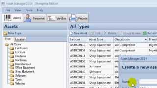 How To Manage Asset Types And Locations In Asset Manager [upl. by Idelia]