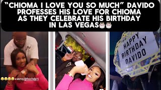 “I love you so much my wife” davido professes his love for chioma at a party in Las Vegas last night [upl. by Akaenahs]