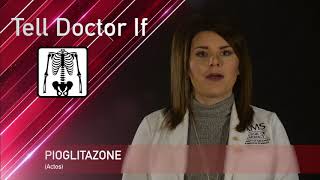 Pioglitazone or Actos Medication Information dosing side effects patient counseling [upl. by Noda604]