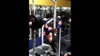 Robert Oberst 455 steep incline press [upl. by Ivey]