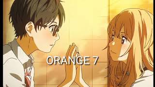 ORANGE 7 LIRIK HIRAGANA DAN ARTINYA [upl. by Ransom88]