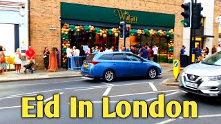 London Pakistani Celebrating Eid In Tooting  Eid In London  Watan Restaurant Tooting London Vlog [upl. by Ococ888]