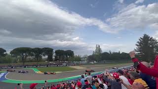 F1 Sprint Race 2022  Imola First Lap  Variante Alta [upl. by Dorcus]