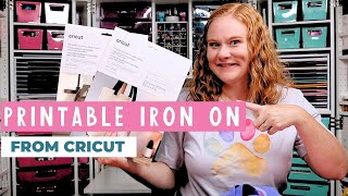 How to Use Cricut Printable IronOn including wash tests [upl. by Alica93]