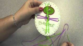 How to use a Kumihimo Weave Wheel with Craftlace [upl. by Pedrotti]