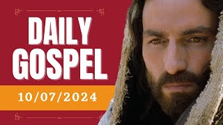 Daily Gospel  Monday October 7 2024  Luke 12638  Catholic Bible [upl. by Yadsnil120]