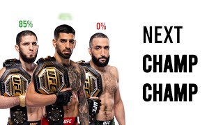 Every UFC Champions Chances of Becoming Double Champion [upl. by Anabahs640]