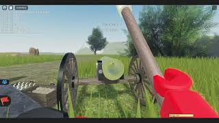 musket testing  how to use cannon  canister roundshot shell [upl. by Anavoig]